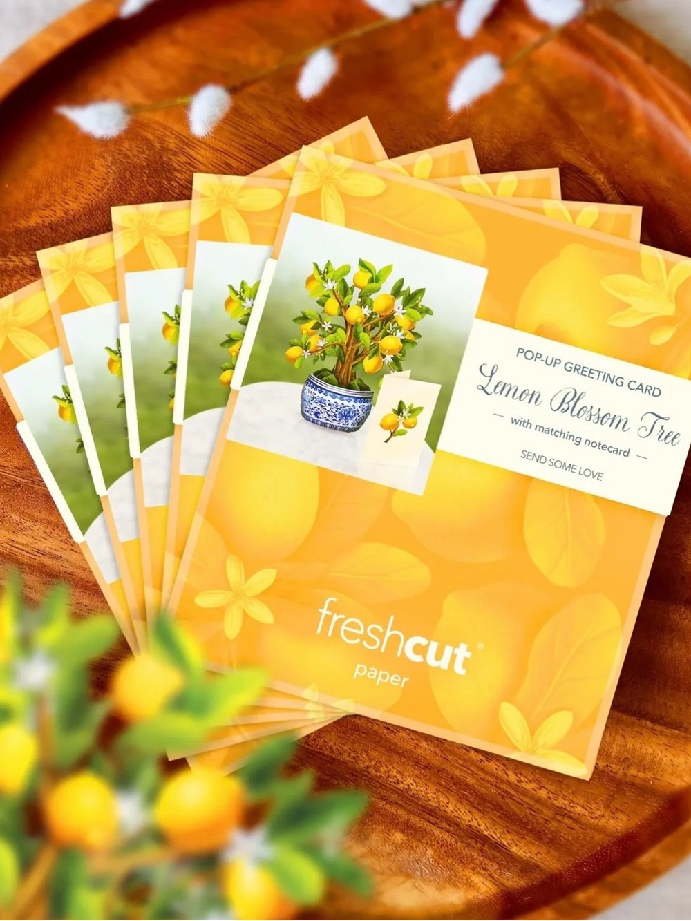 Pop up card New Mini Lemon Tree w/blank note card/write your own message - Picture 4 of 4